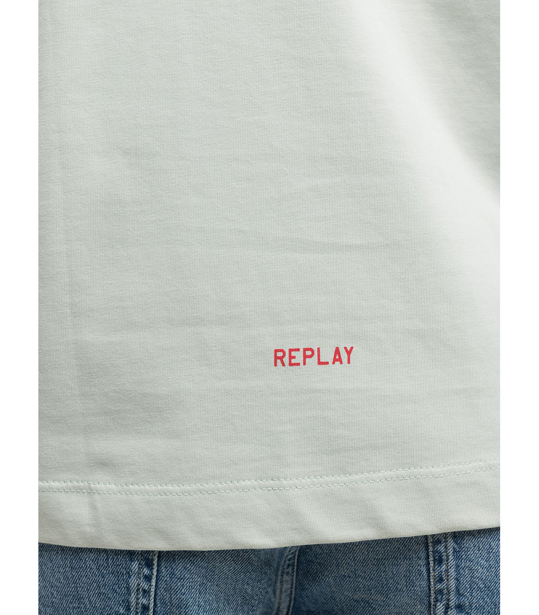 BOXフィット オープンエンドジャージープリントTシャツ 詳細画像 ライトミント 6